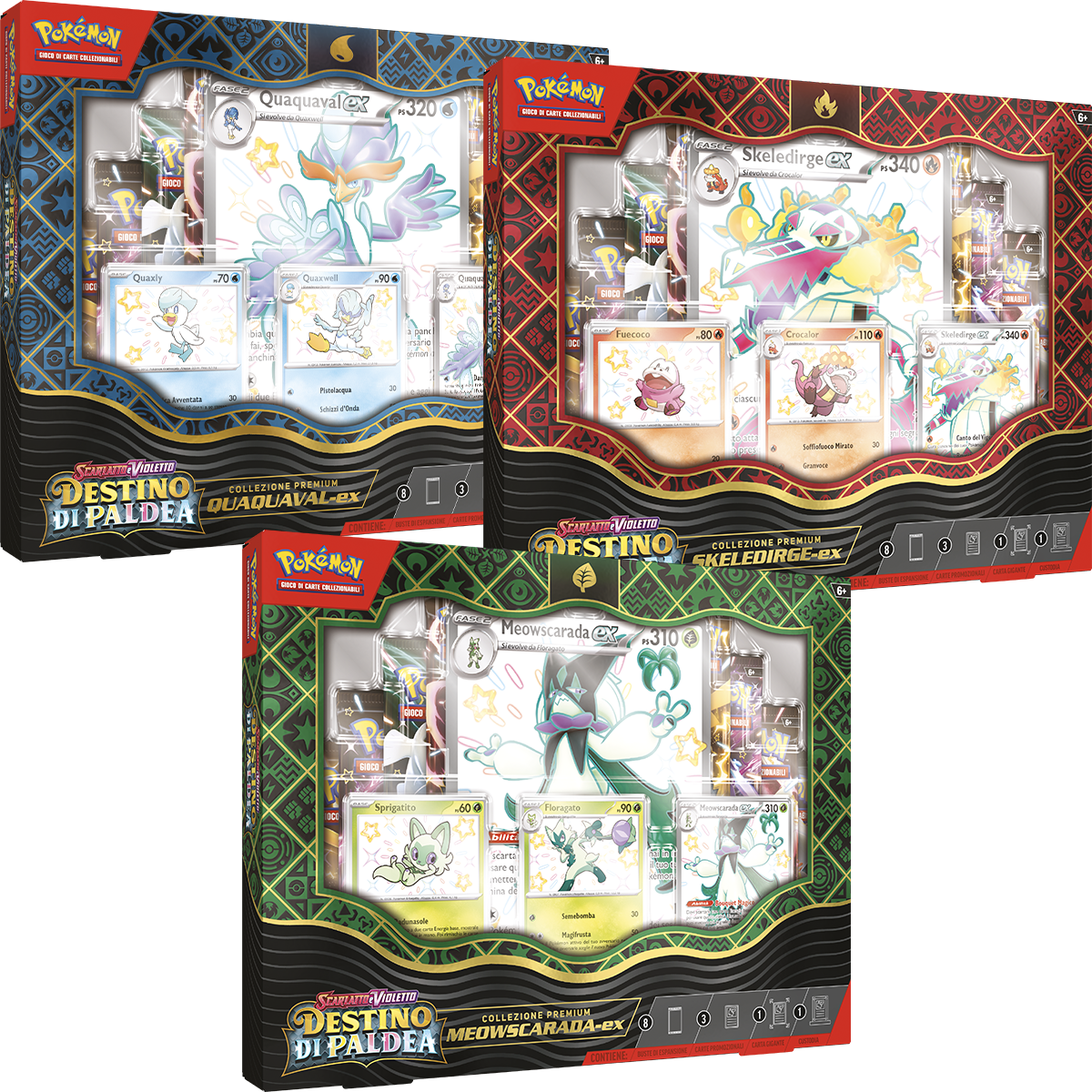 Pokémon destino di paldea collezione premium