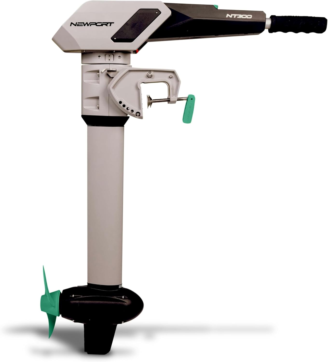 Newport NT300 Electric Outboard Motor - 3HP 1300W Brushless Direct Drive, 66-Mile Range, Ultra-Quiet, Maintenance-Free, Portable, Digital Throttle with LCD Display