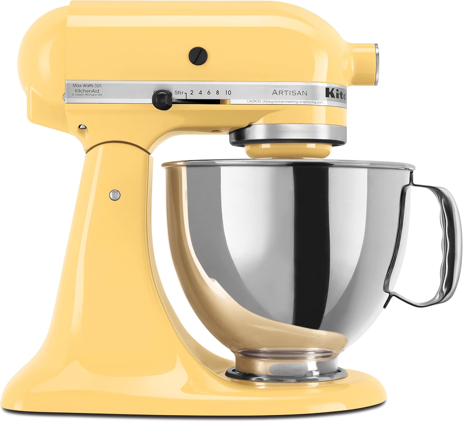 KitchenAid Artisan Series 5 Quart Tilt Head Stand Mixer with Pouring Shield KSM150PS, Onyx Black
