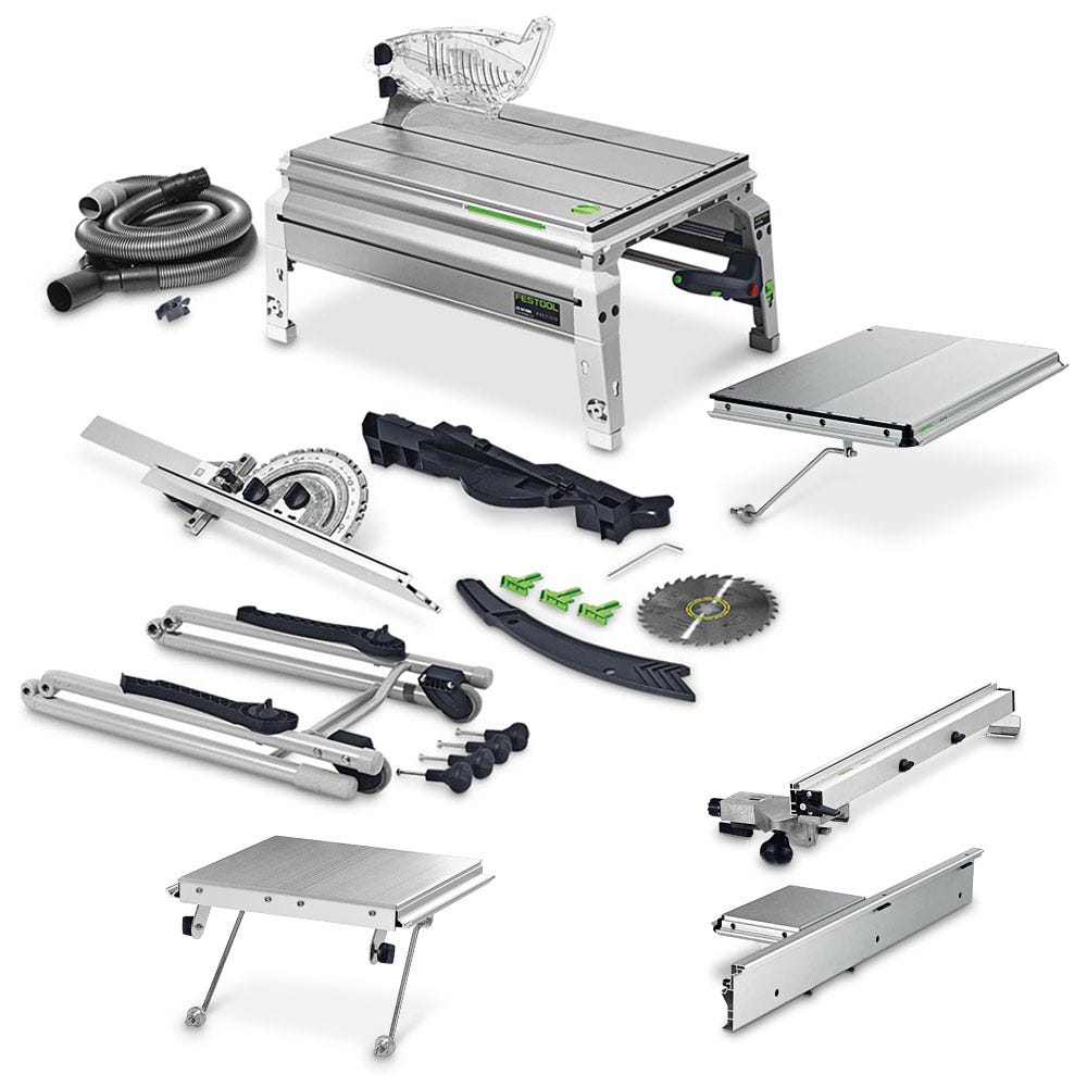 FESTOOL 190mm 1200W CS 50 EBG PRECISIO Table Saw Set 575959