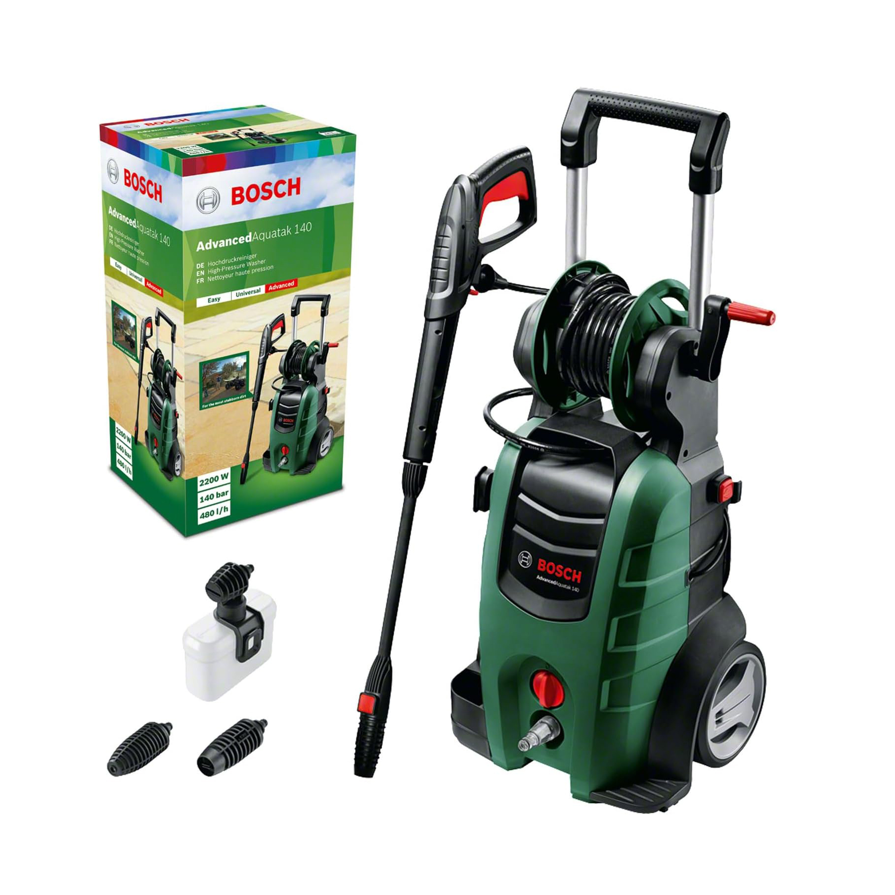 Bosch Home and Garden High Pressure Cleaner Advancedaquatak 140 (2100 watts, in carton)