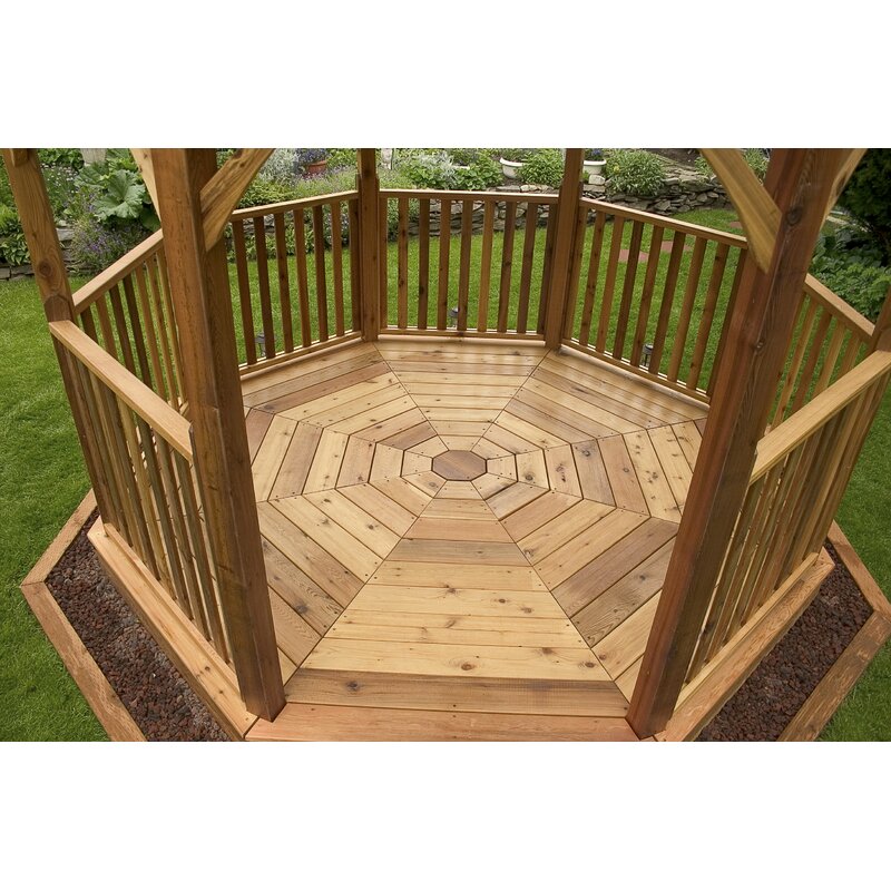 Bayside 10 Ft. W x 10 Ft. D Cedar Patio Gazebo