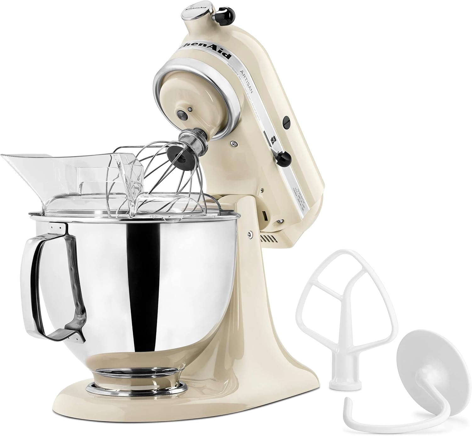 KitchenAid Artisan Series 5 Quart Tilt Head Stand Mixer with Pouring Shield KSM150PS, Onyx Black