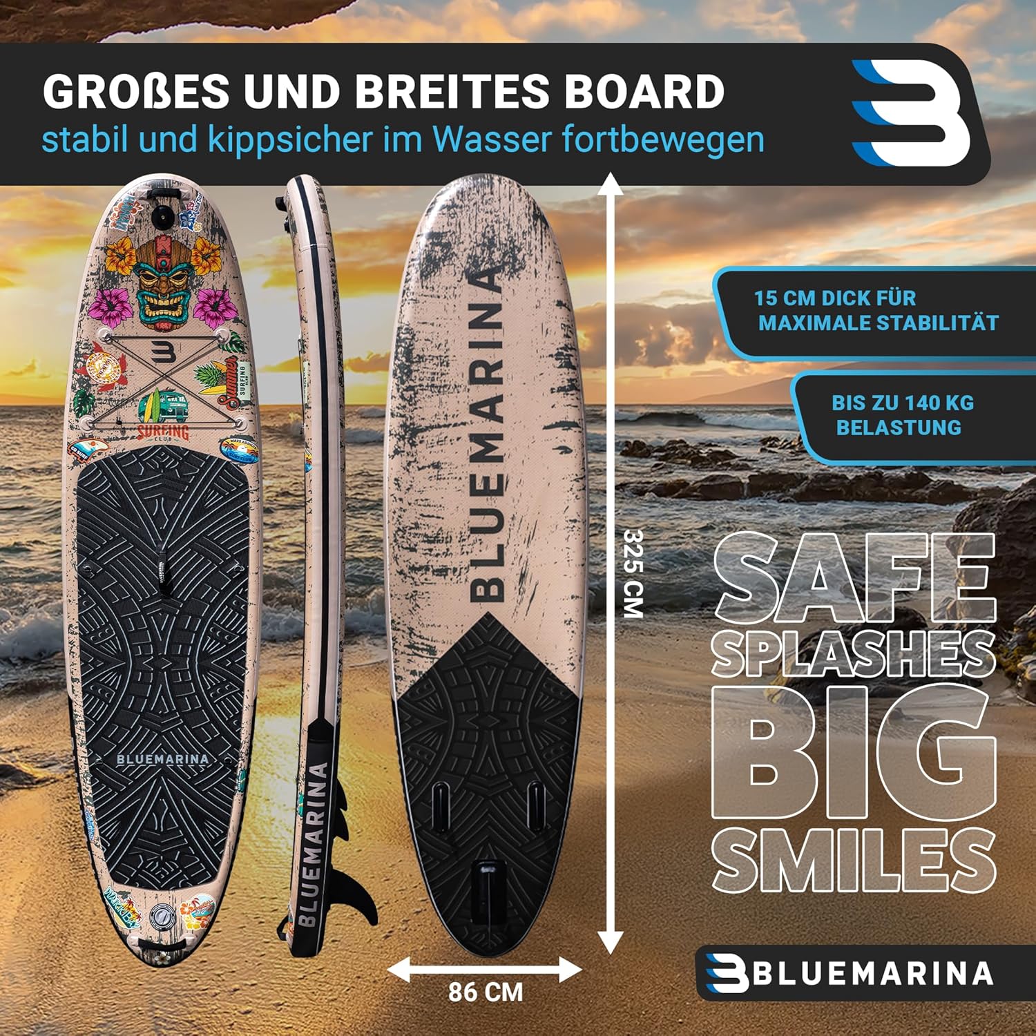 Bluemarina Ariki Stand Up Paddle Board Inflatable