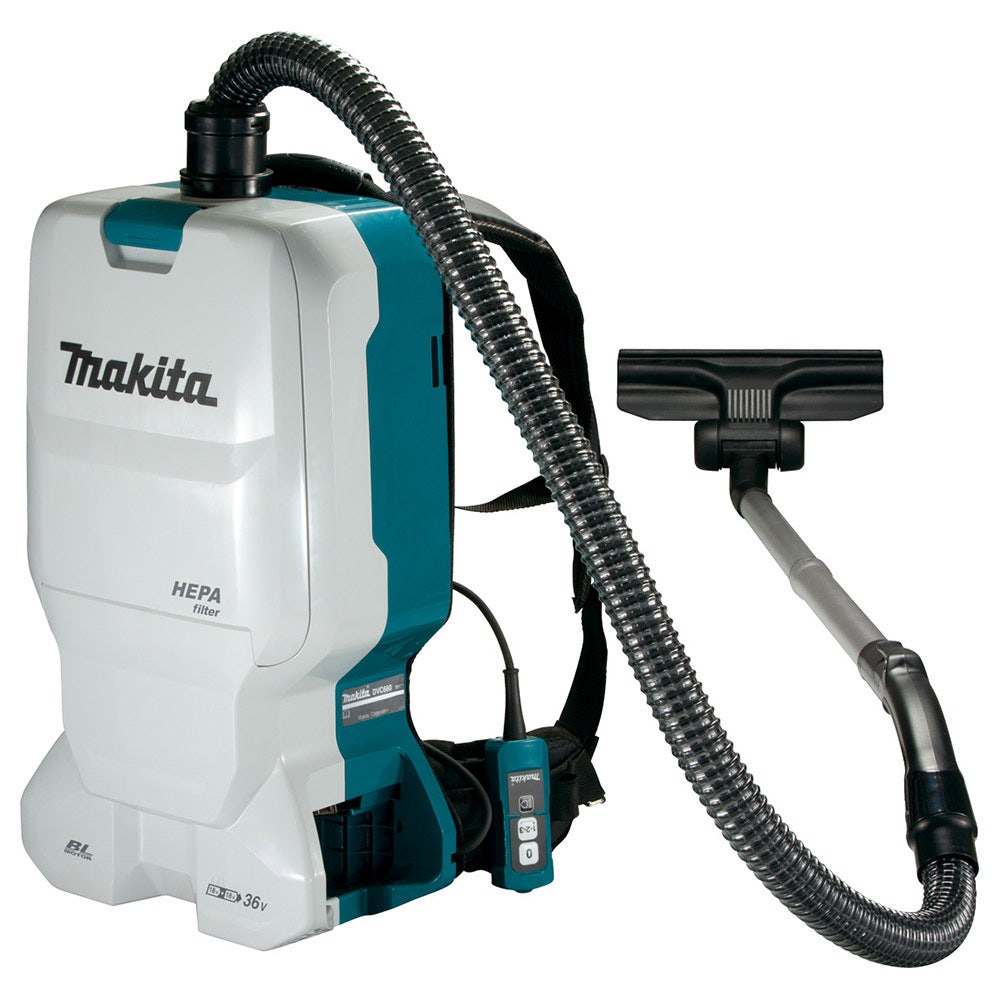 MAKITA 18V Brushless 4 x 6.0Ah Backpack Vacuum Kit DVC660G4X1