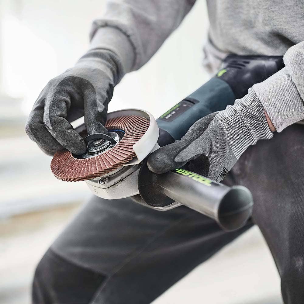 FESTOOL AGC 18V 125mm Brushless 2 x 5.2Ah Angle Grinder in Systainer Set 577031