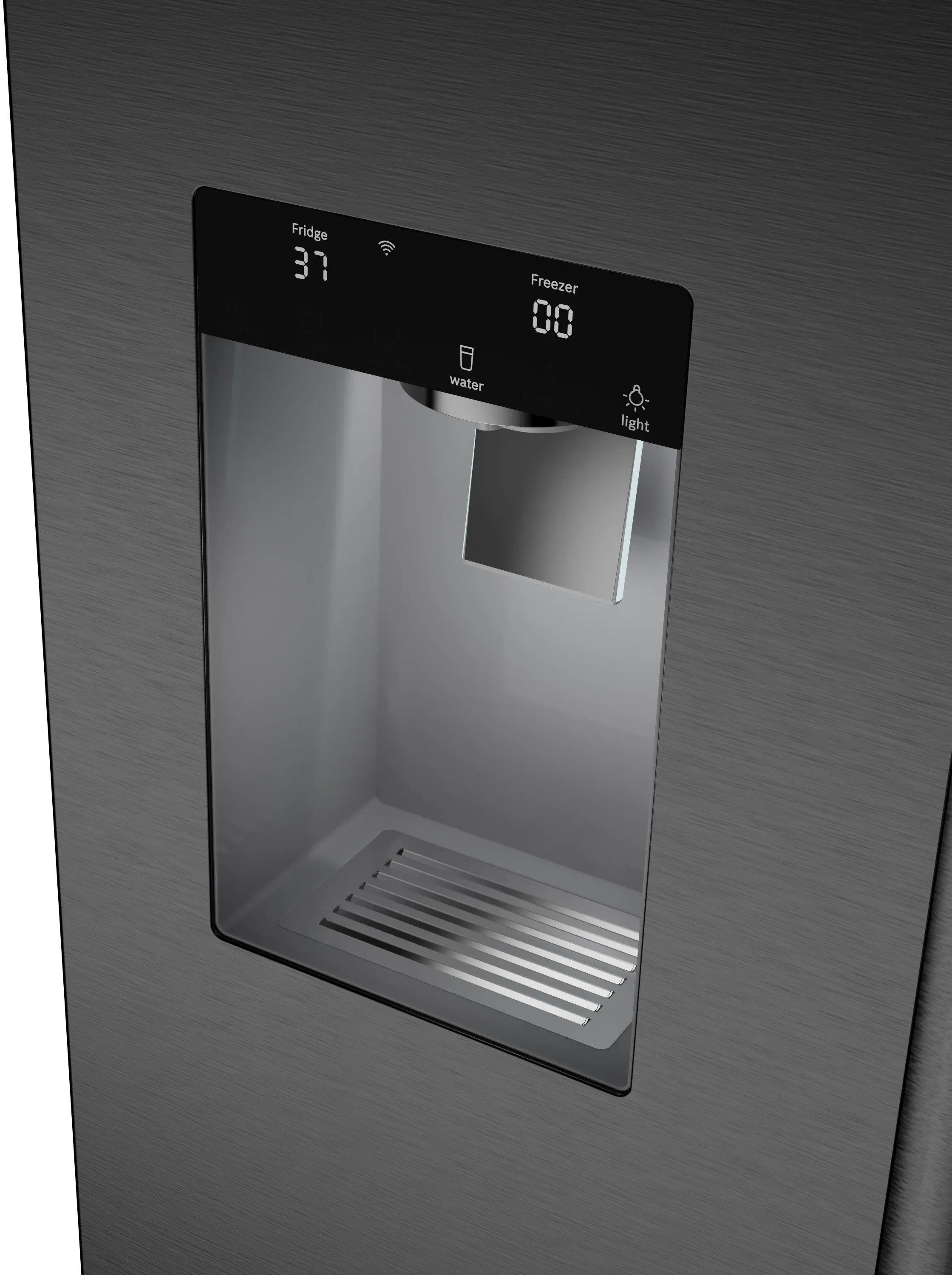 Bosch  B36FD52SNB 500 Series French Door Bottom Mount Refrigerator 36'' Black Stainless Steel, Total No Frost