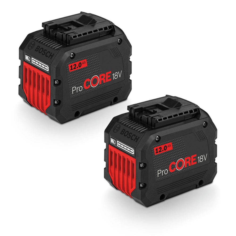 BOSCH ProCORE18V 2 x 12.0Ah Lithium-Ion Battery Kit 0615990M5L