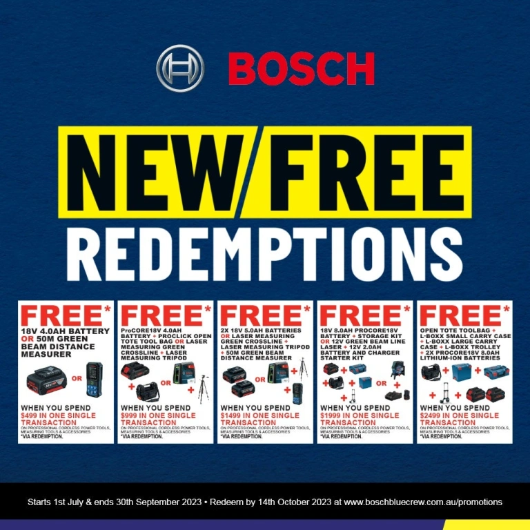 BOSCH ProCORE18V Brushless 3 Piece 2 X 8.0Ah Combo Kit 0615990L27