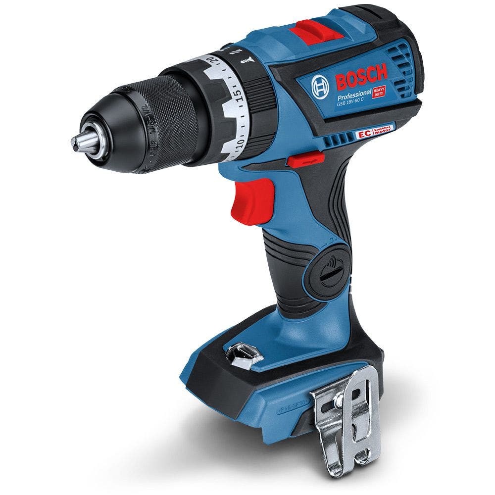BOSCH 18V Brushless 13mm Hammer Drill Skin GSB 18V-60 C 0615990J9U