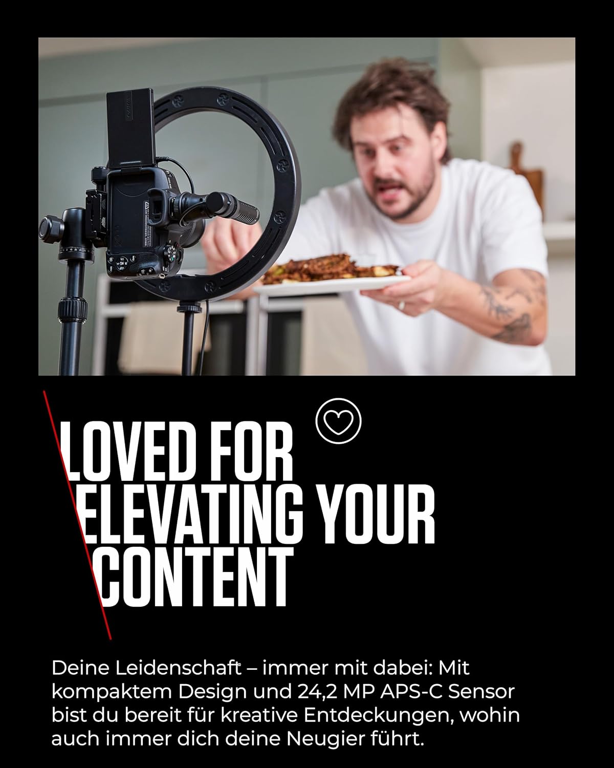 Canon EOS R50 Systemkamera + RF-S 18-45mm is STM Objektiv - Spiegellose Kamera Digitalkamera mit Autofokus