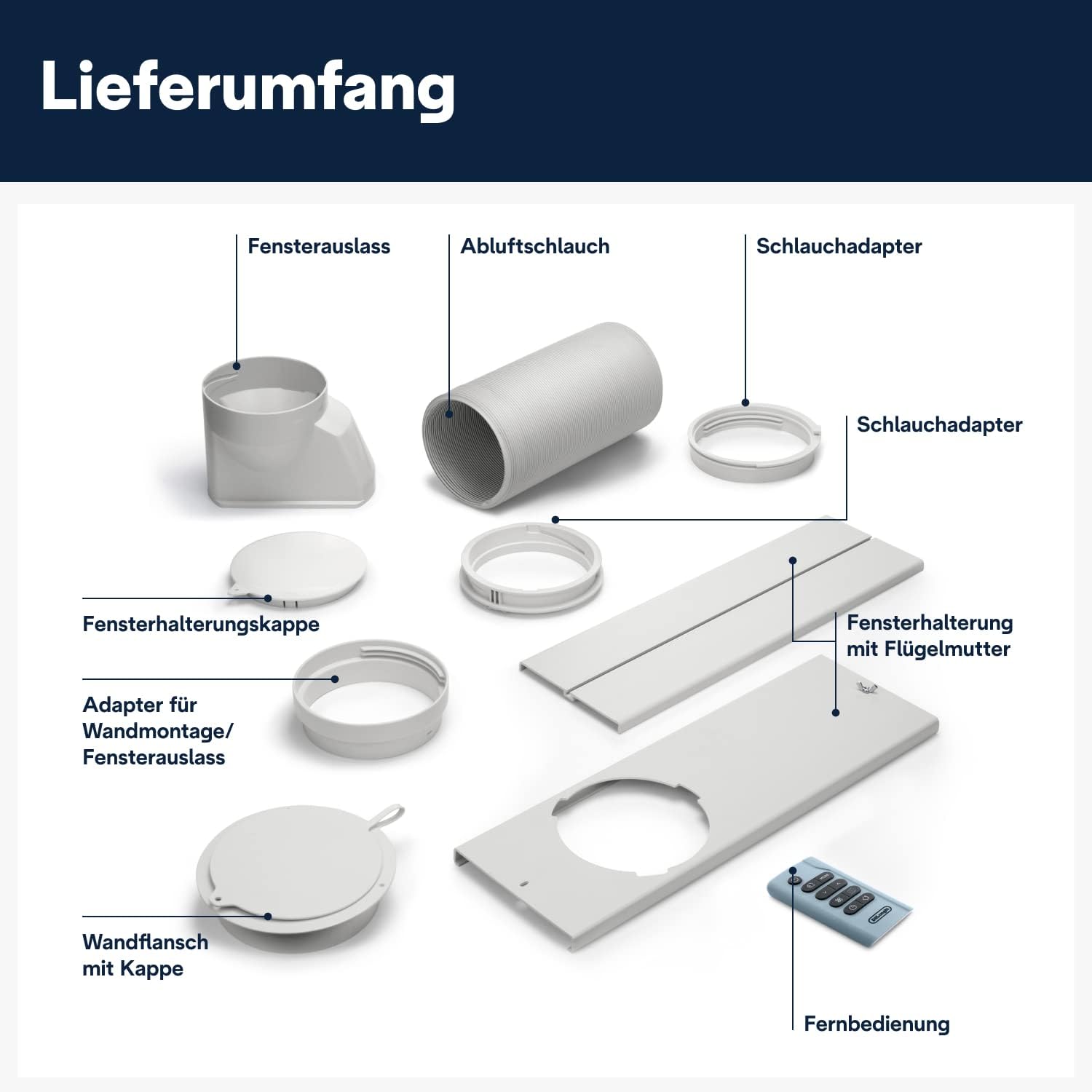 De'Longhi Pinguino PAC EX UV-Carelight, mobile air conditioner with EcoRealFeel