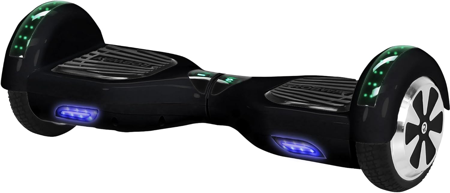 Robway W1 Hoverboard | 𝐃𝐀𝐒 𝐎𝐑𝐈𝐆𝐈𝐍𝐀𝐋 ® Hoverboards for Kids, Teens & Adults - APP Control - 1 x 2 Watt Motors - Self-Balancing Function - Bluetooth