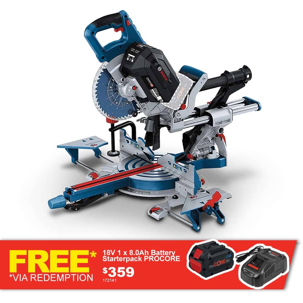 BOSCH 18V BITURBO Brushless Mitre Saw Skin 0601B47040