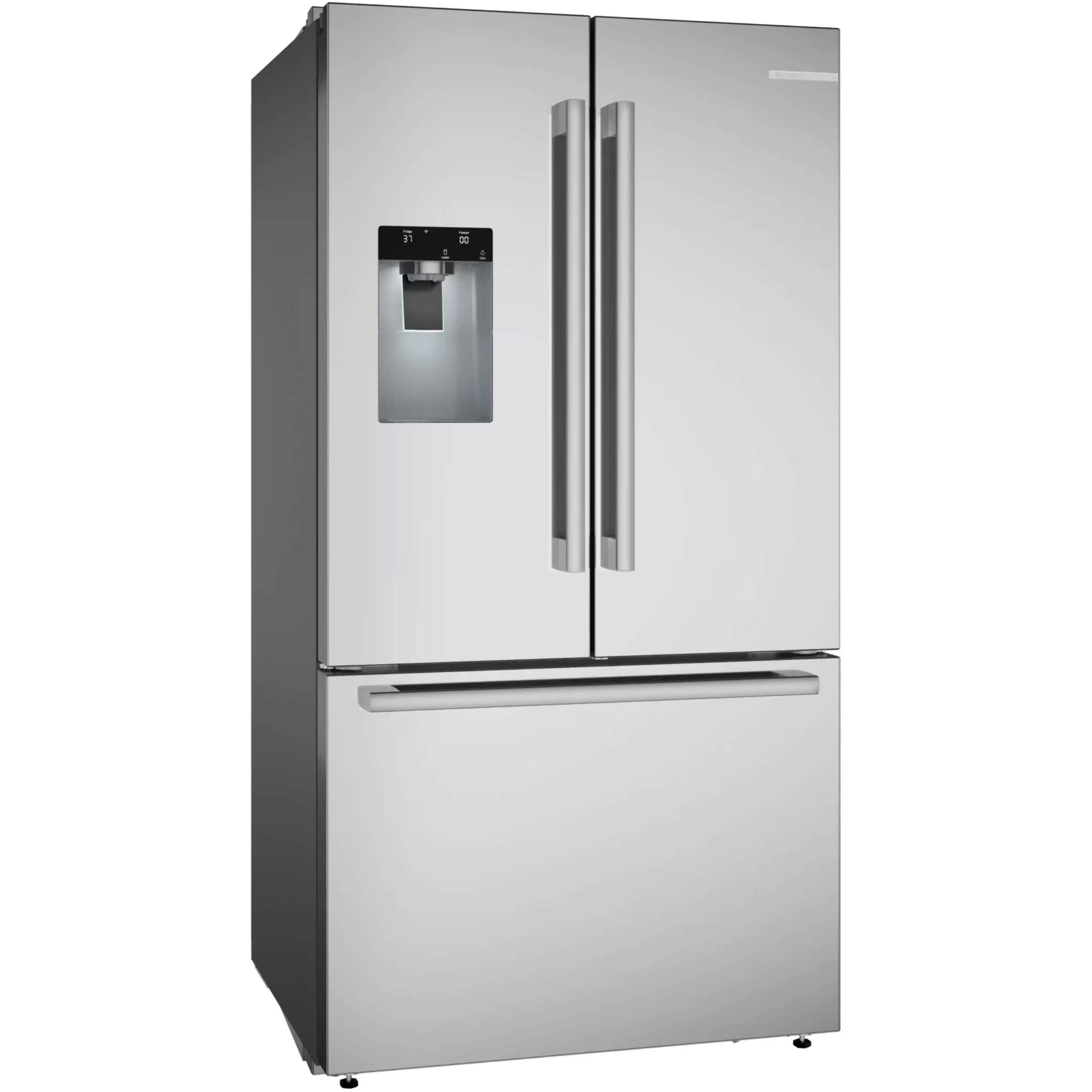 Bosch B36FD52SNS 500 Series French Door Bottom Mount Refrigerator 36'' Stainless steel (with anti-fingerprint), Total No Frost