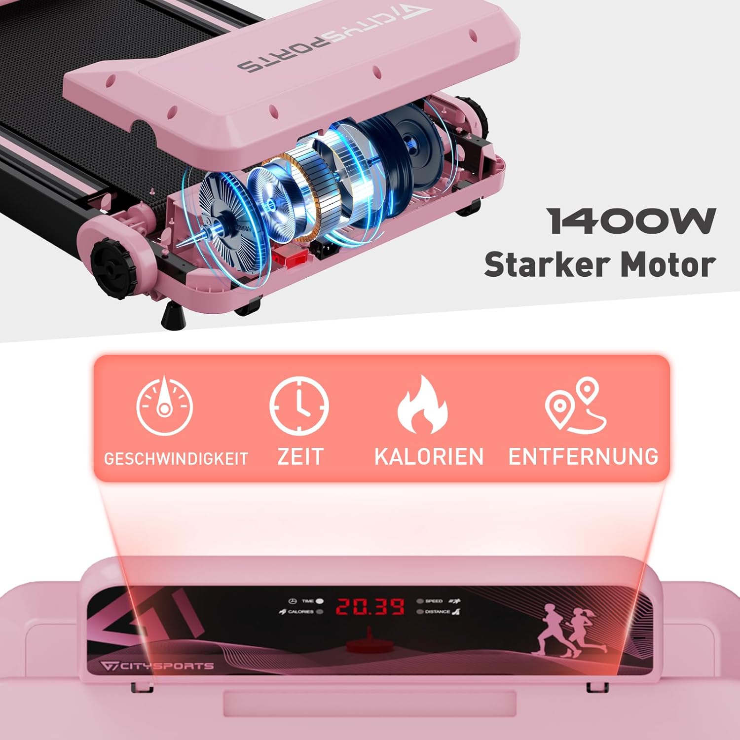 CITYSPORTS Electric Treadmill