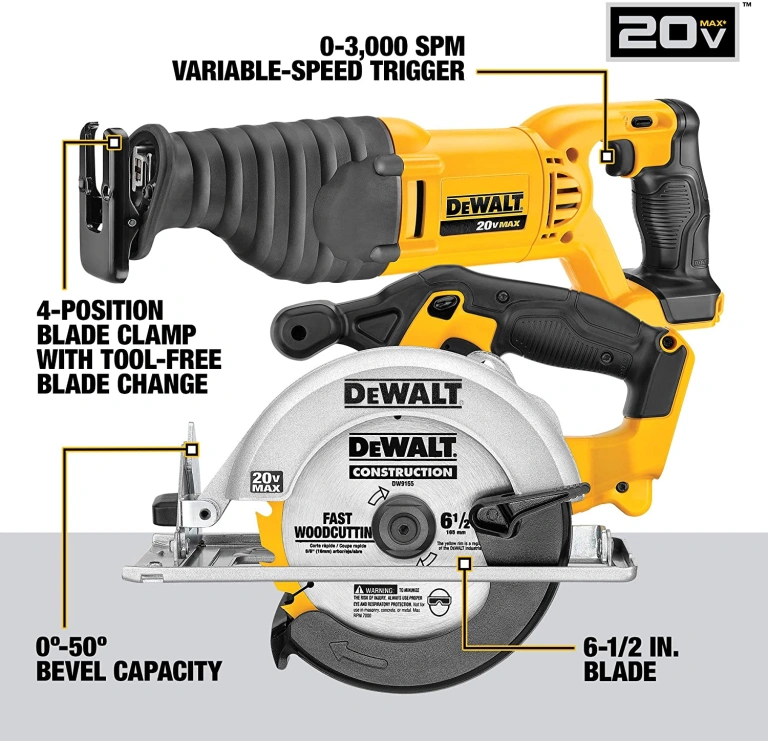 DEWALT 20V Max Cordless Drill Combo Kit, 10-Piece Tool (DCK1020D2)
