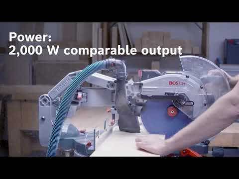 BOSCH 18V BITURBO Brushless 305mm Glide Compound Mitre Saw Skin - GCM 18V-305 GCD