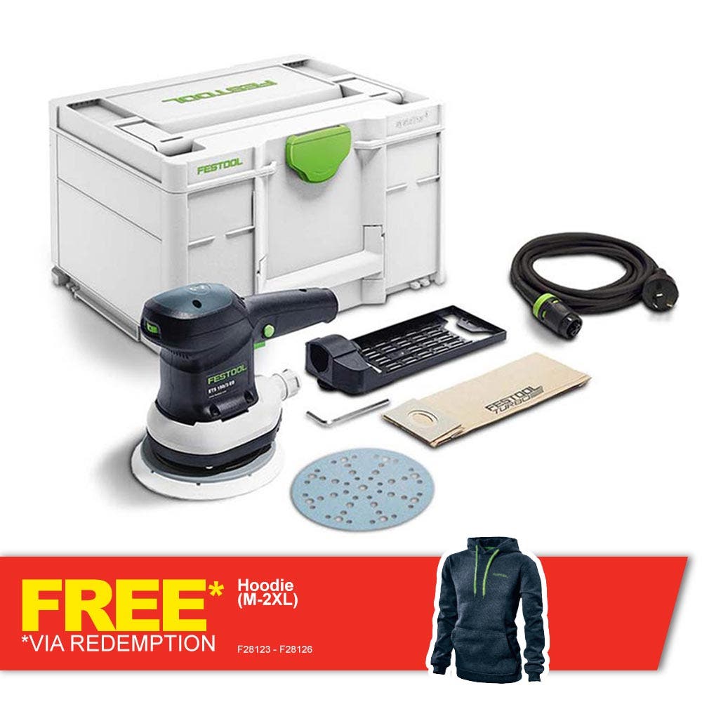 FESTOOL ETS 150mm Random Orbital 5mm Sander Skin 576084