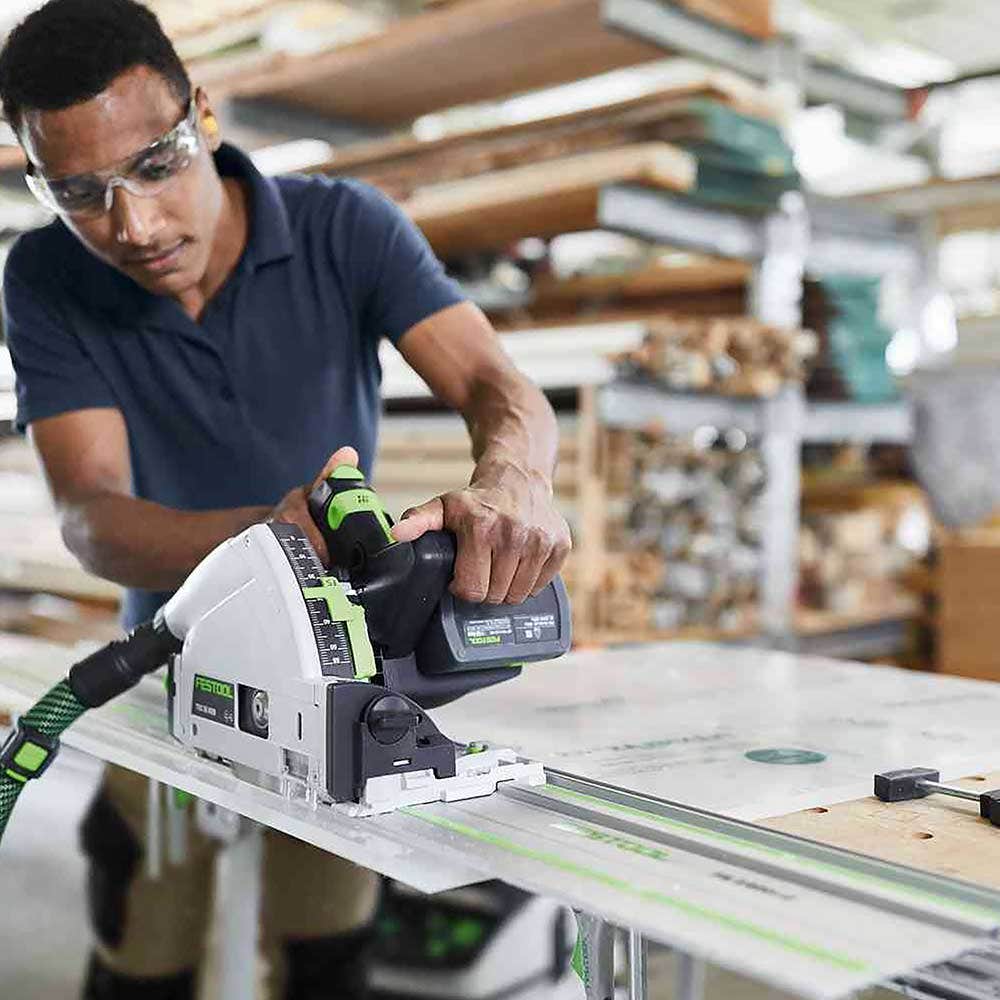 FESTOOL 18V Brushless 2 x 5.2Ah 160mm Plunge Saw with 1400mm Rail Kit 577282
