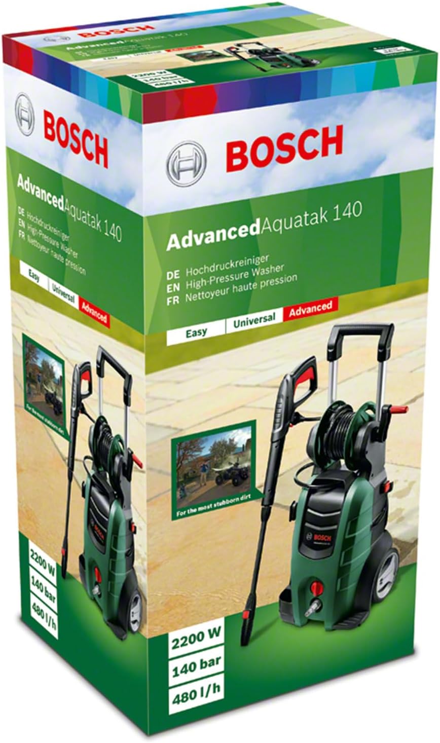 Bosch Home and Garden High Pressure Cleaner Advancedaquatak 140 (2100 watts, in carton)