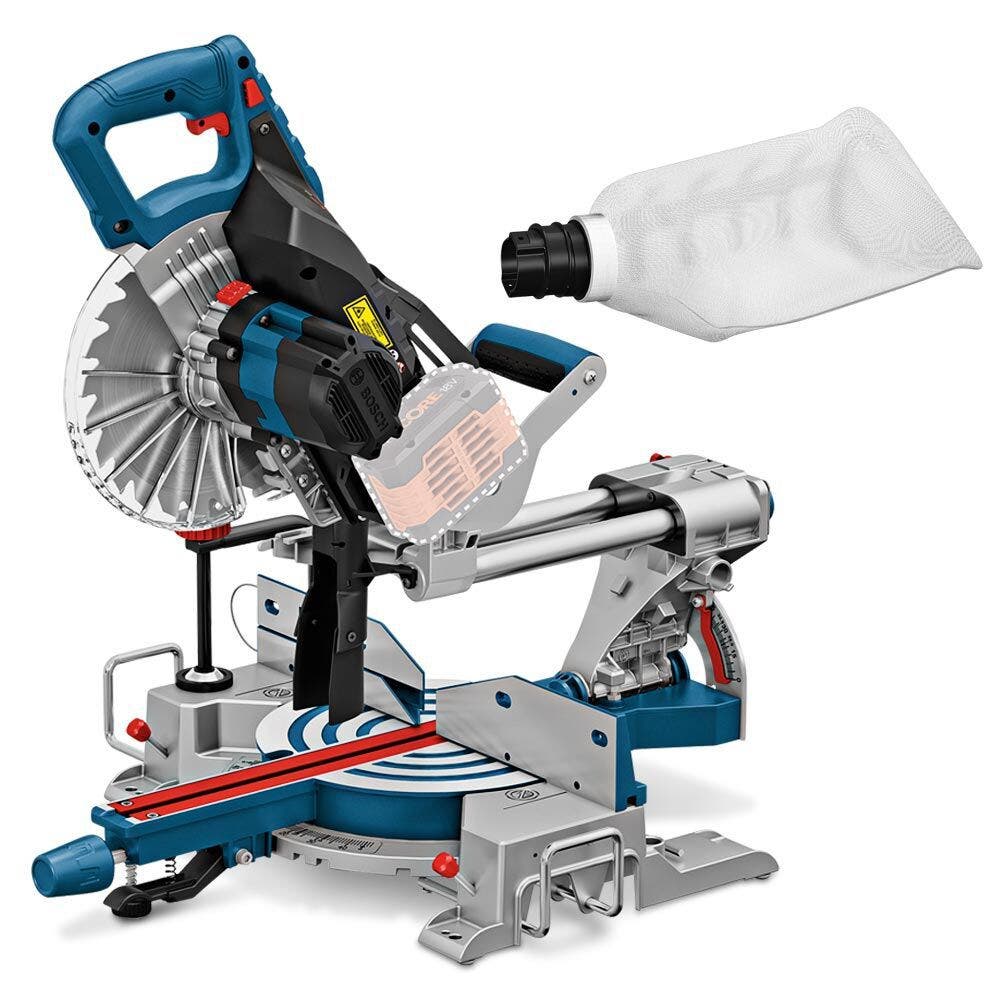BOSCH 18V BITURBO Brushless 216mm Sliding Compound Mitre Saw Skin 0601B41040