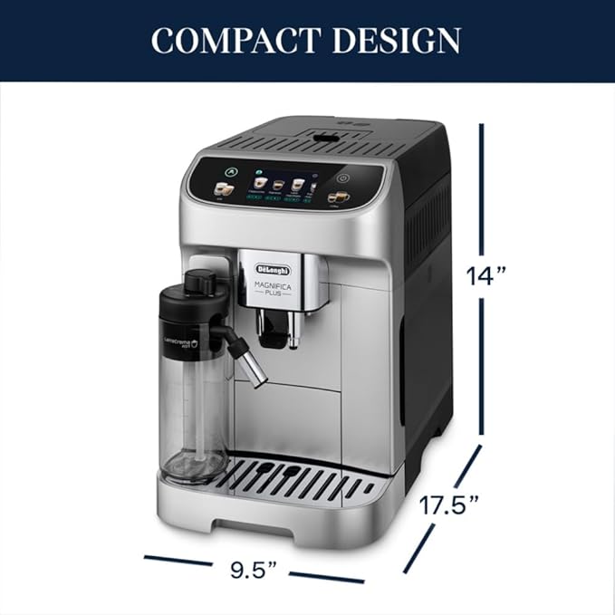 De'Longhi Magnifica Plus fully automatic espresso machine for built-in grinders