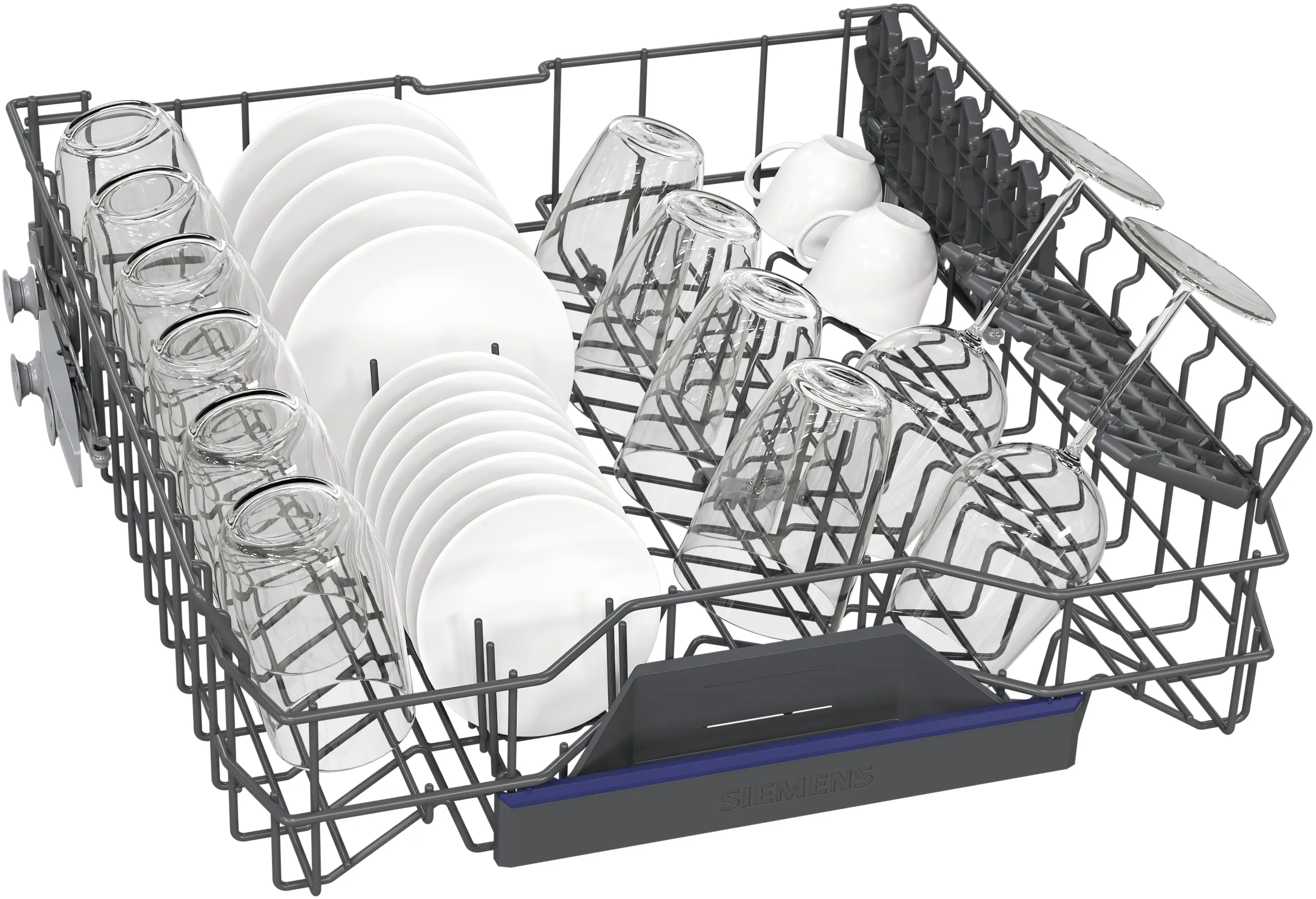 SIEMENS SN23EC14CG iQ300 Free-standing dishwasher 60 cm Brushed black steel anti-fingerprint