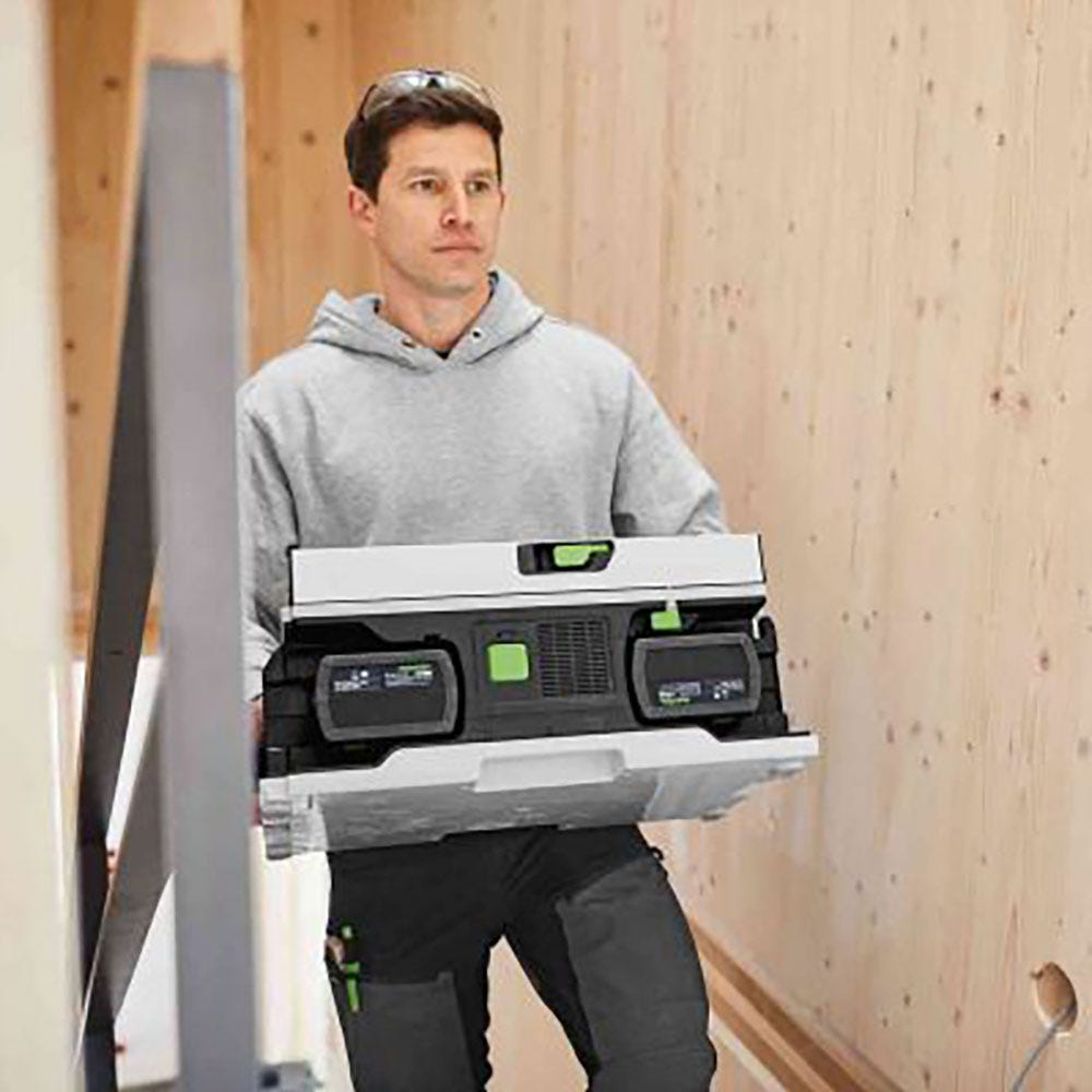 FESTOOL CSC SYS 50 18V 168mm Cordless Systainer Saw 5.2Ah Bluetooth Set & Underframe 577381