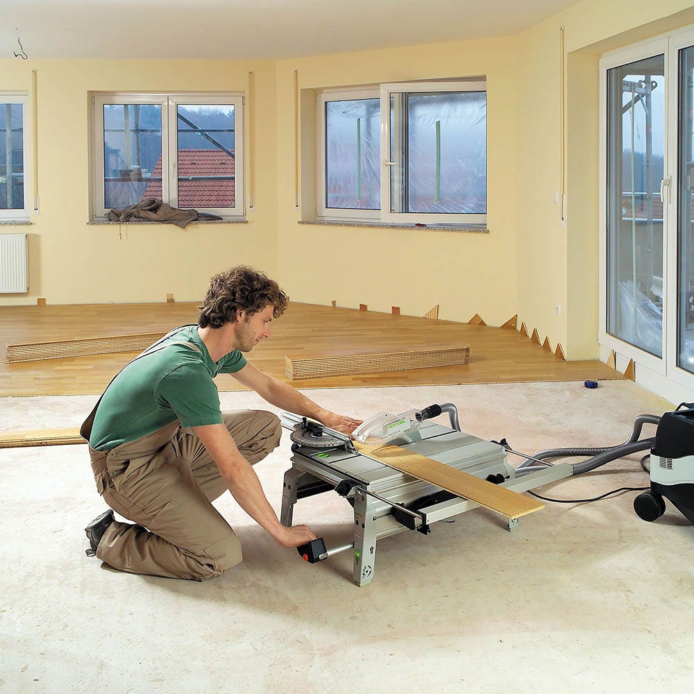 FESTOOL 190mm 1200W CS 50 EBG PRECISIO Table Saw Set 575959