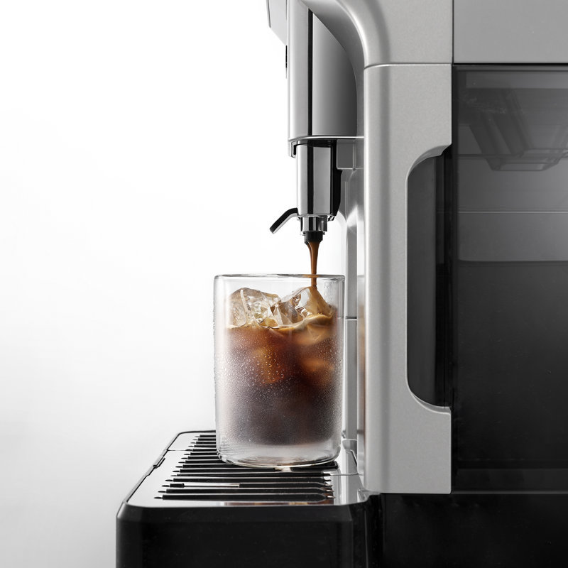 DeLonghi Eletta Explore Bean to Cup Coffee Machine with Cold Brew Technology - Titanium