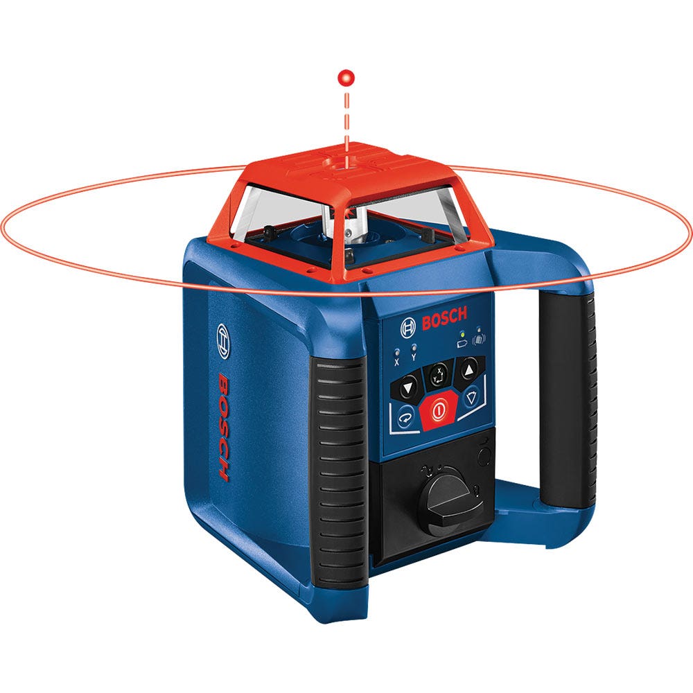 BOSCH 350M Dual Grade Rotary Laser GRL350 HV 0601061S40