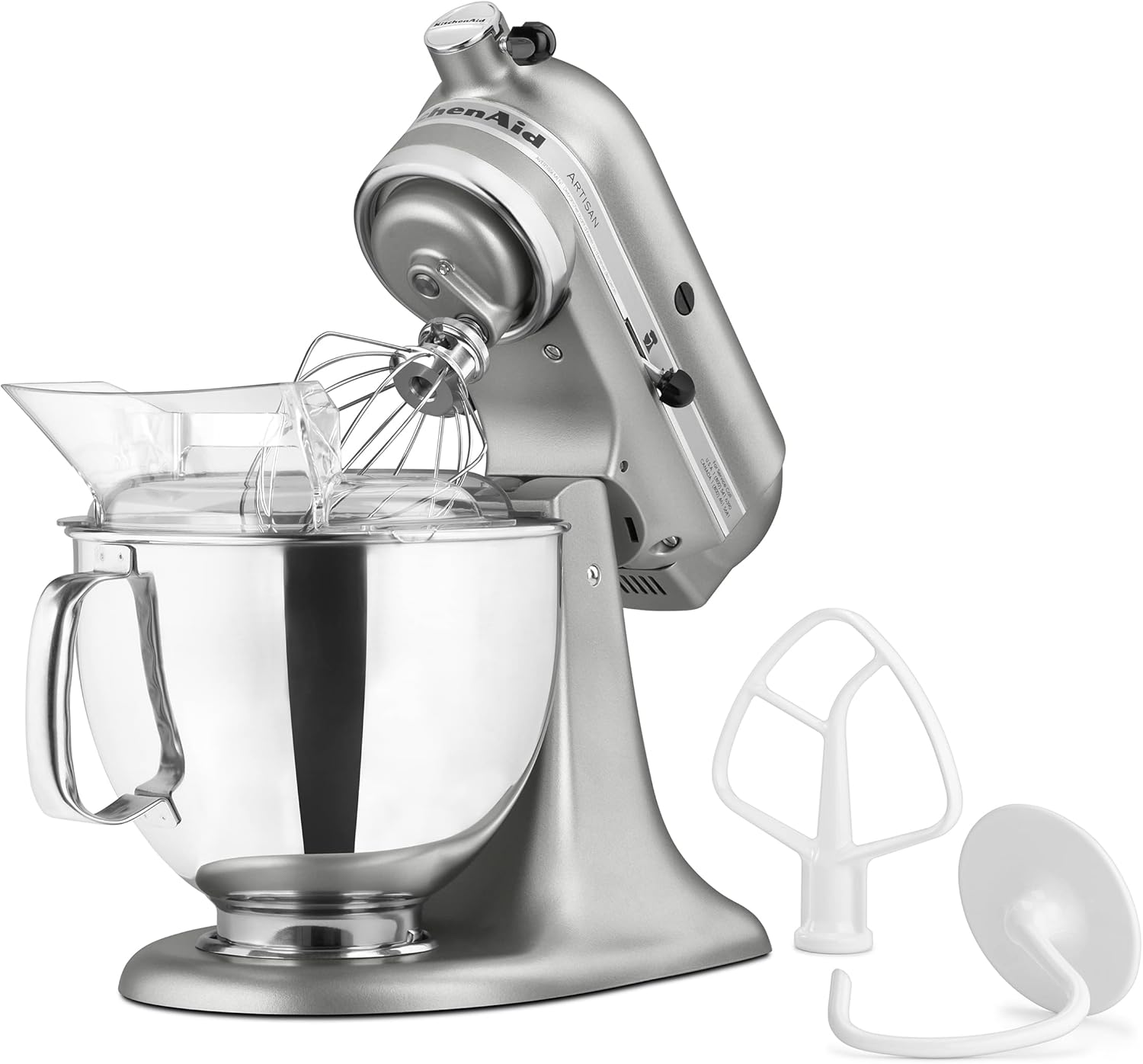 KitchenAid Artisan Series 5 Quart Tilt Head Stand Mixer with Pouring Shield KSM150PS, Onyx Black