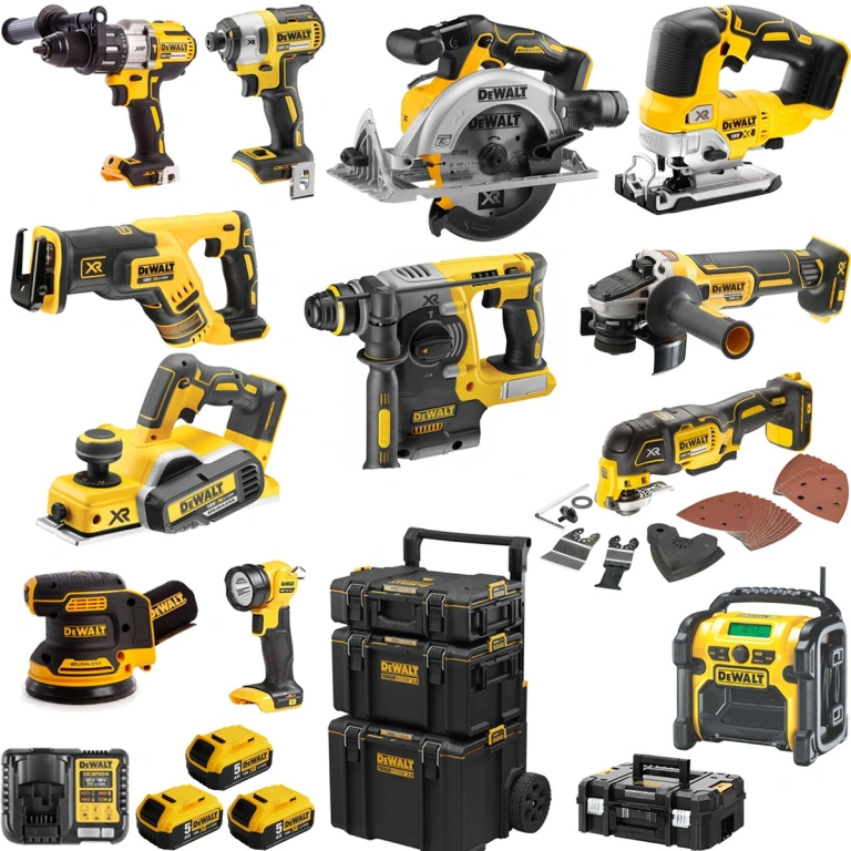 DEWALT DEWKIT12A POWER TOOL KIT 3 X 18V X 5AH LITHIUM BATTERIES 12PCE