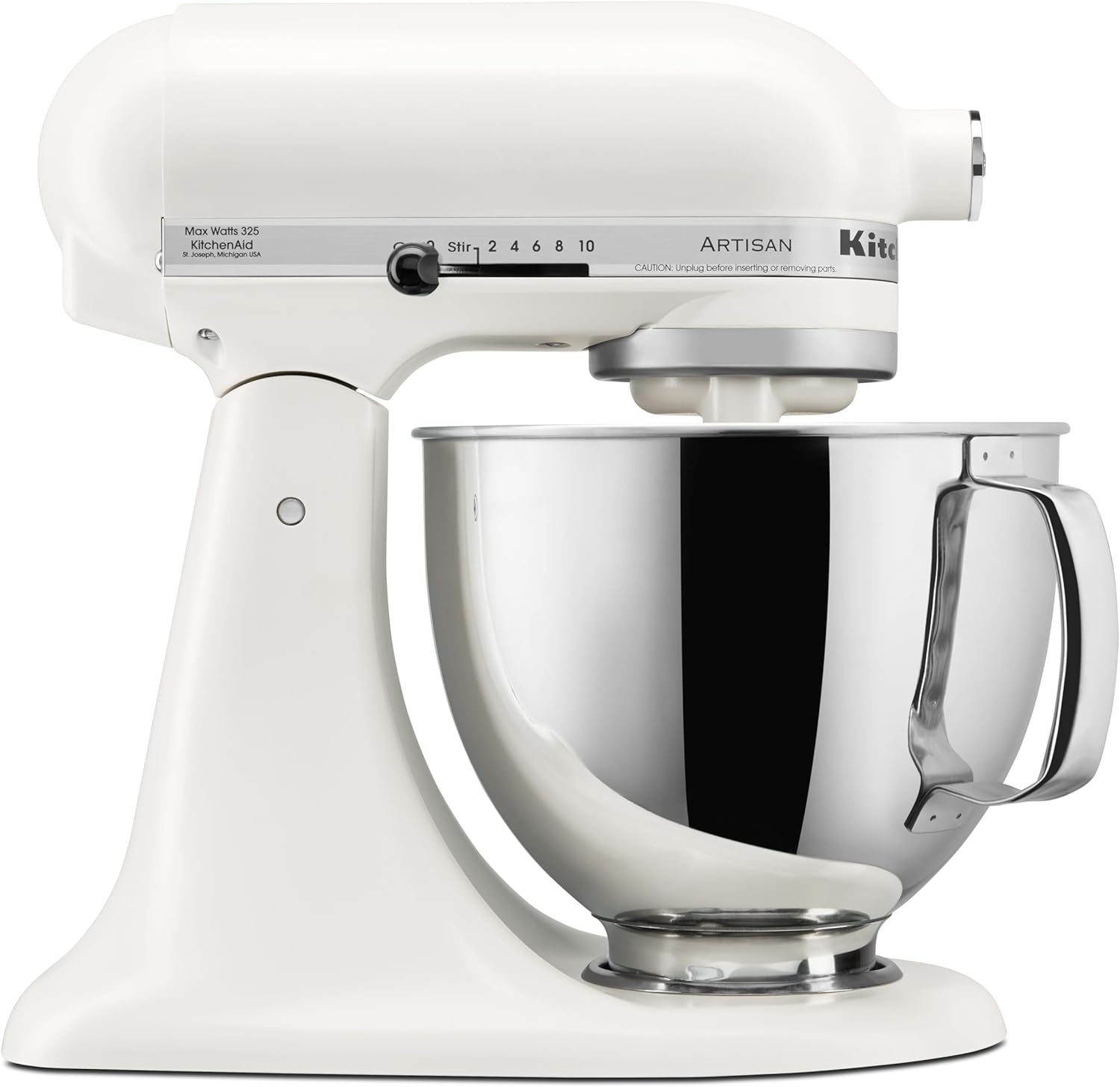 KitchenAid Artisan Series 5 Quart Tilt Head Stand Mixer with Pouring Shield KSM150PS, Onyx Black