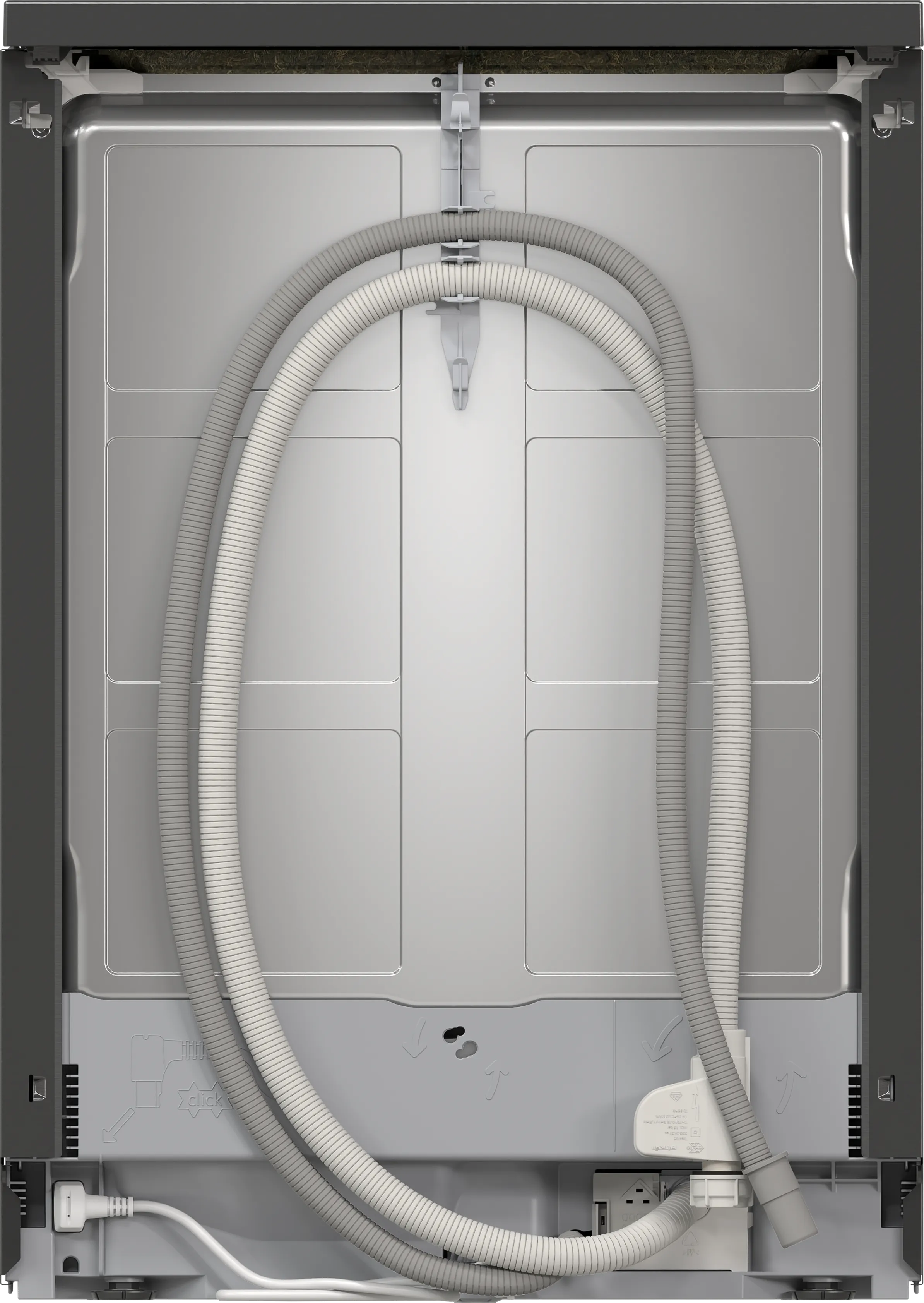 SIEMENS SN23EC14CG iQ300 Free-standing dishwasher 60 cm Brushed black steel anti-fingerprint