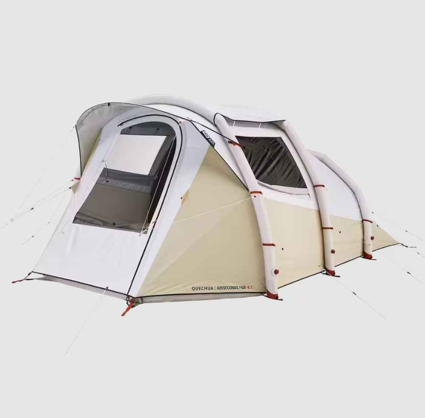 4 Person 1 Bedroom Camping Tent Fresh & Black - Sand