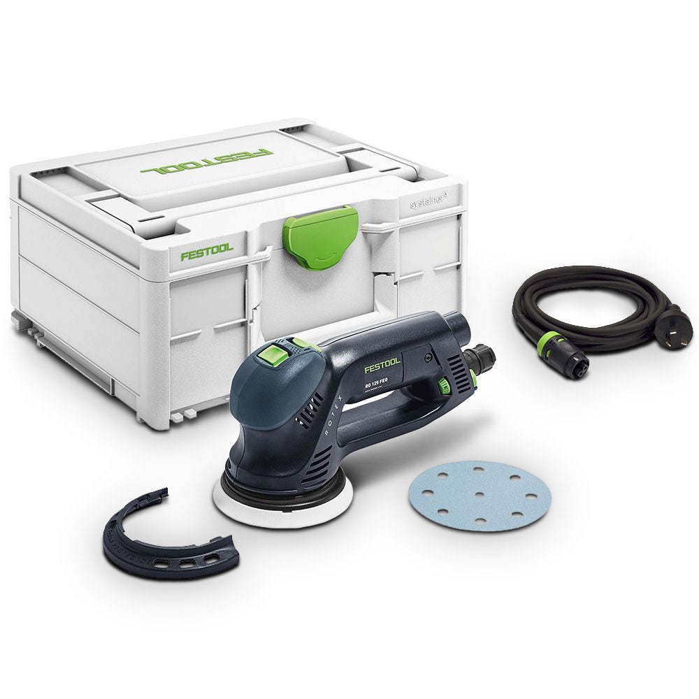 FESTOOL 125mm 500W RO 125 ROTEX 3-n-1 Random Orbital Sander Plus 576031