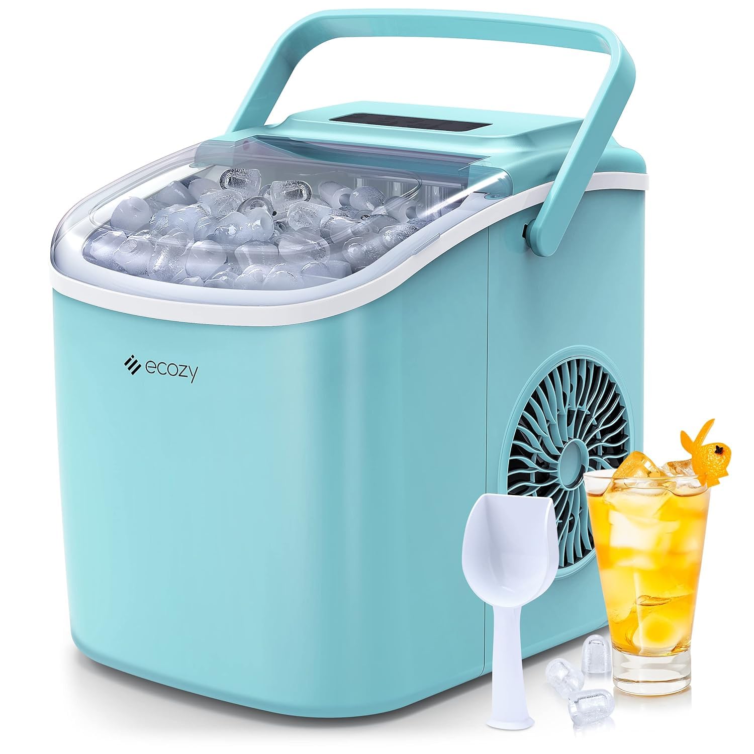 ecozy Portable Ice Maker Countertop9 Cubes Ready in 6 Mins