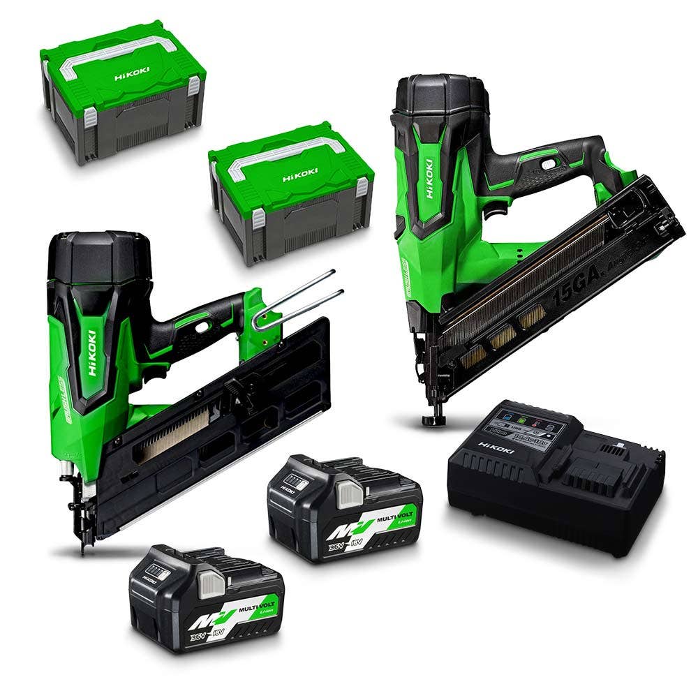 HiKOKI 18V 2 Piece 2 x 5.0Ah Framer Combo Kit 18VFRAMERCOMBO1(HRZ)