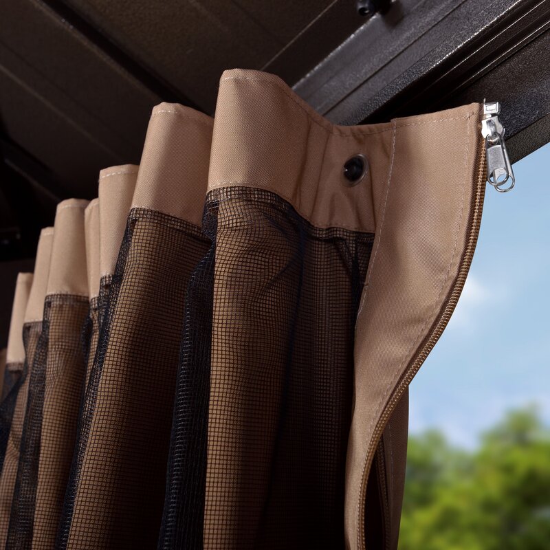 10 Ft. W x 12 Ft. D Aluminum Patio Gazebo