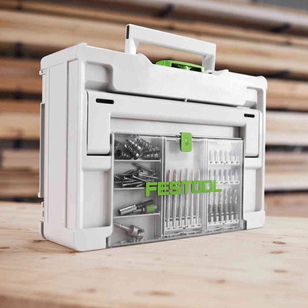 FESTOOL Systainer3 SYS 2 Medium 187mm x 396mm w/ Storage Lid 577347