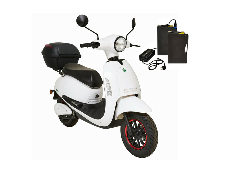 GreenStreet Elektroroller SEED Plus 1200 W 45 km/h inkl. 2 Akkus und Topcase