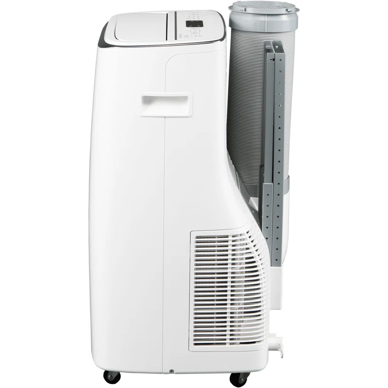 LG 10,000 BTU Dual Inverter Portable Air Conditioner, 220V, Cools up to 450 Sq. Ft. with Timer, Wi-F and Remote in White
