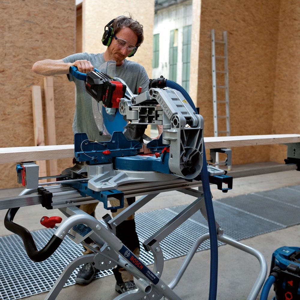 BOSCH 18V BITURBO Brushless 305mm Glide Compound Mitre Saw Skin - GCM 18V-305 GCD