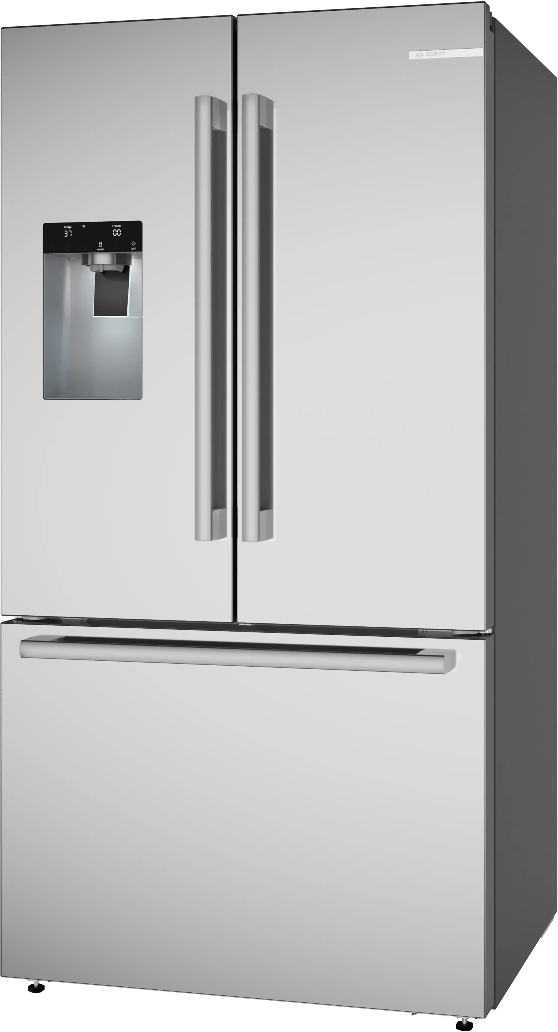 Bosch B36FD52SNS 500 Series French Door Bottom Mount Refrigerator 36'' Stainless steel (with anti-fingerprint), Total No Frost