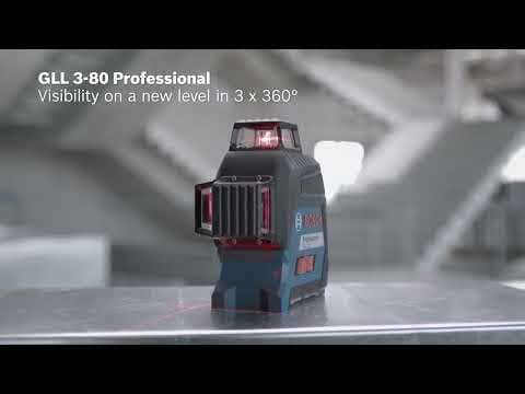 BOSCH Laser Measuring Multi Line 3x360 Red Beams GLL3-80