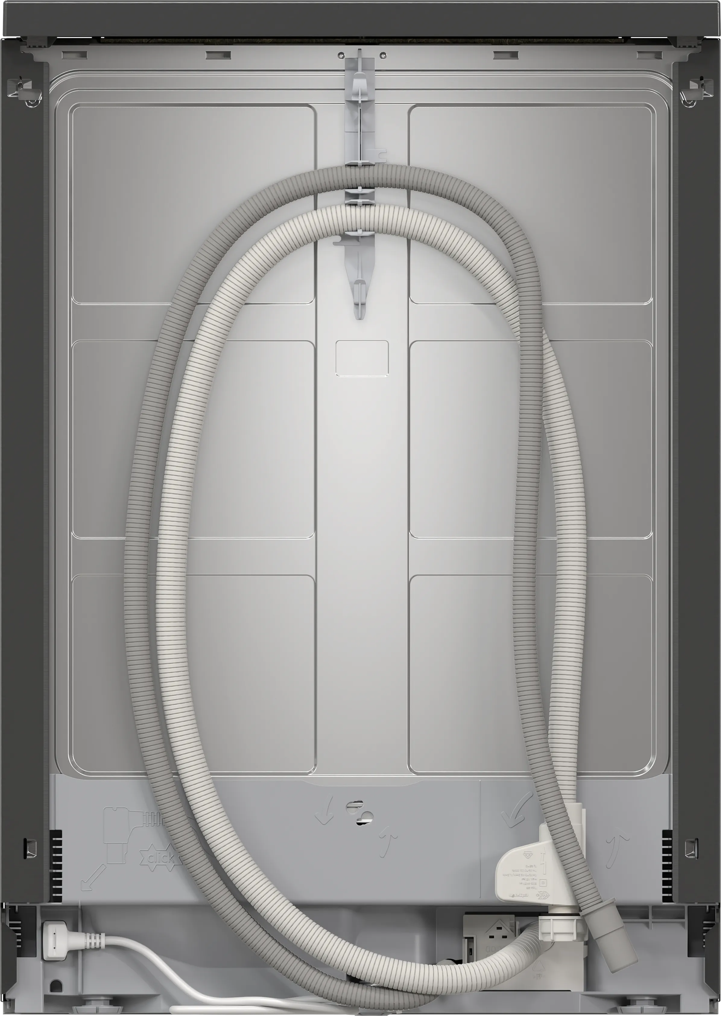 SIEMENS SN23EC03ME iQ300 Free-standing dishwasher 60 cm Brushed black steel anti-fingerprint