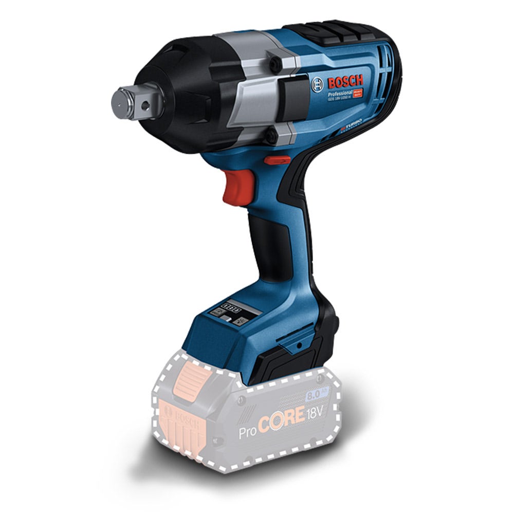 BOSCH 18V BITURBO Brushless 3/4inch Impact Wrench Skin GDS 18V-1050 H 06019J8500