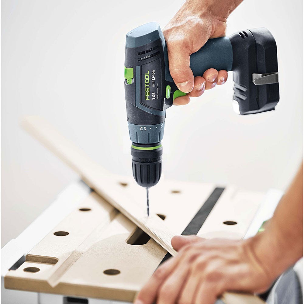 FESTOOL 10.8V 2 x 2.6Ah 10mm Drill Driver Kit 576104